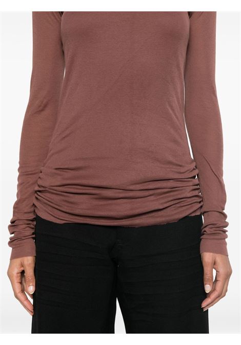 Brown porterville long-sleeved top Rick Owens - women RICK OWENS | RP02D3202MR93